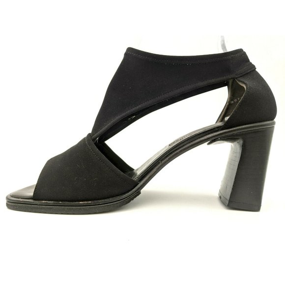 Paul Green Stretch Block Open T Strap Heels - Picture 2 of 8